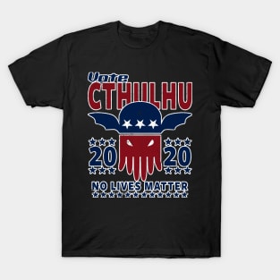 VOTE CTHULHU 2020 - CTHULHU AND LOVECRAFT T-Shirt